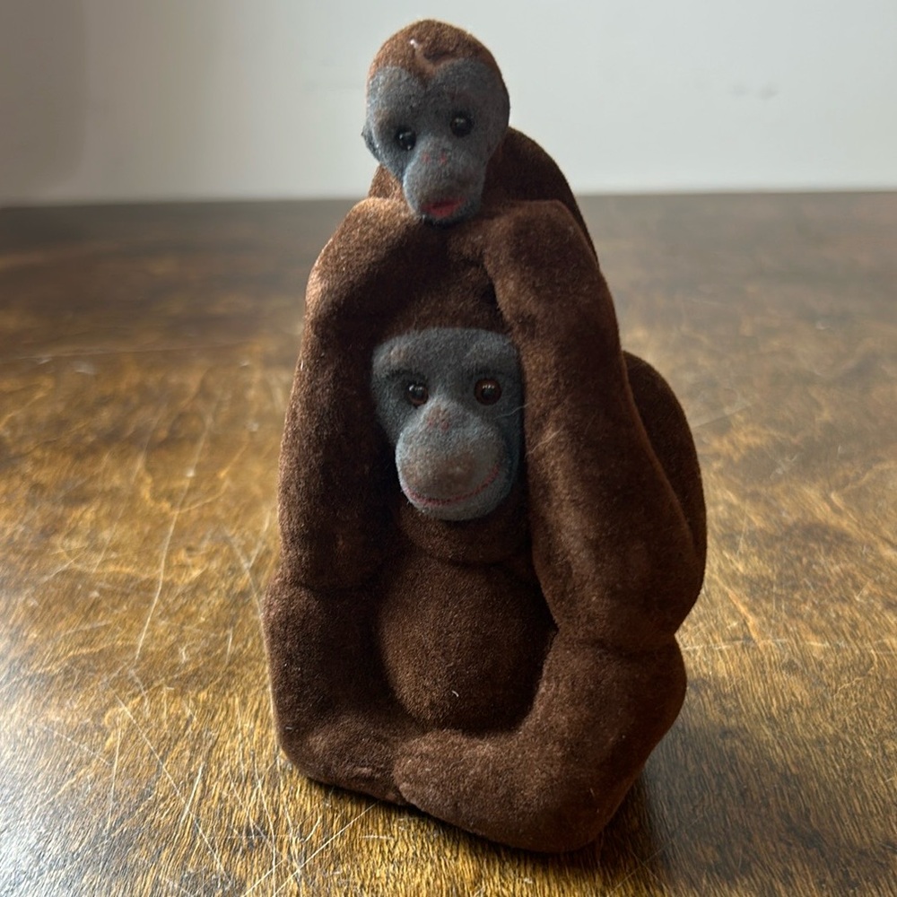 Plush Monkey Duo - Brown‎